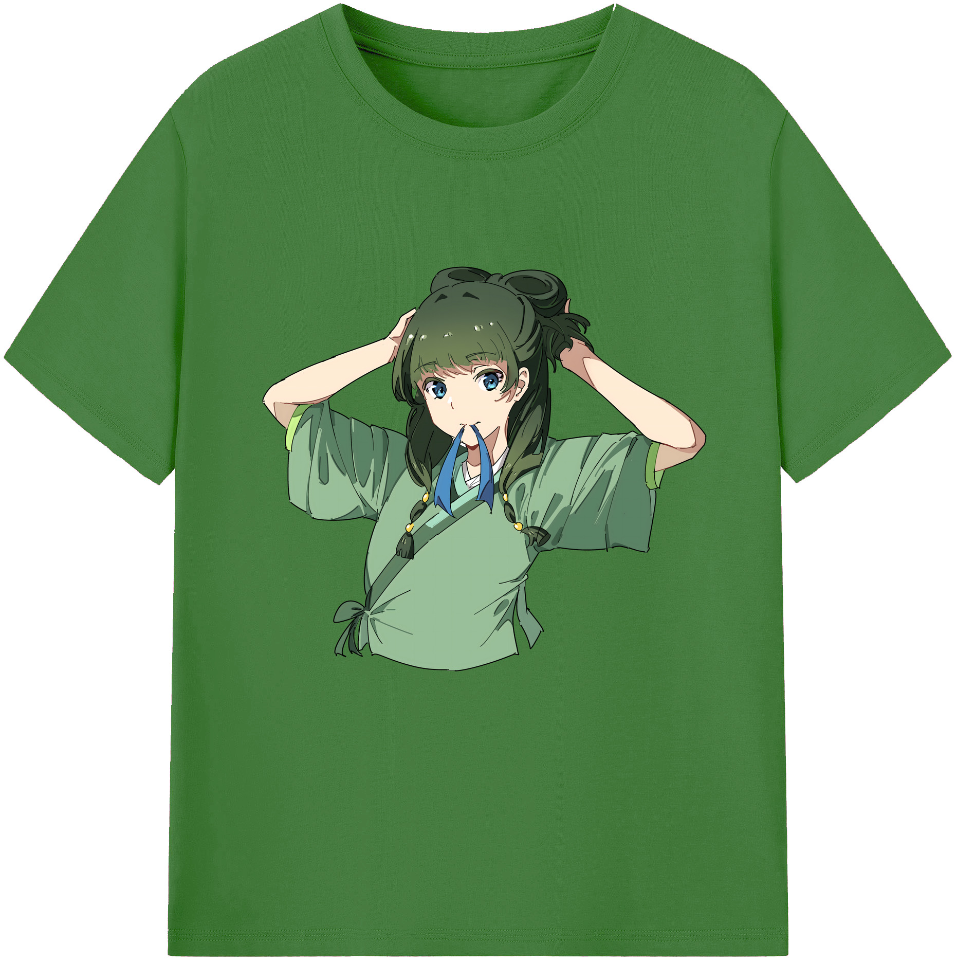 （画像用） 薬屋のひとりごと The Apothecary Diaries レディースカジュアルプリントTシャツ（綿100％）